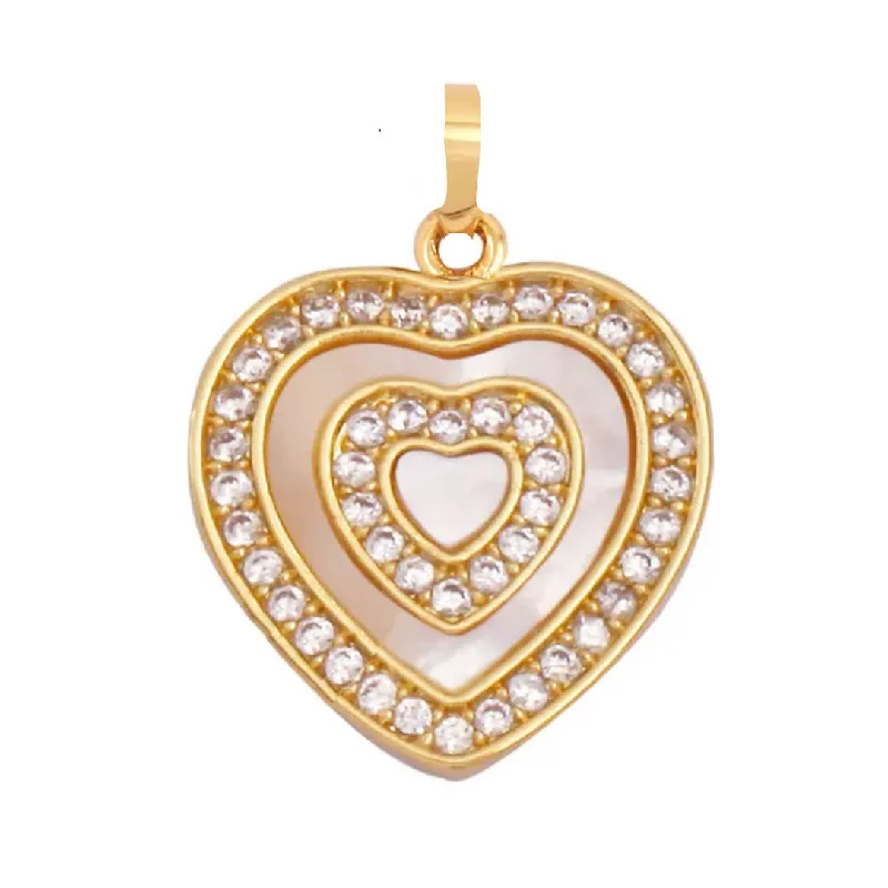 Buy More, Save More – Special Jewelry Discounts Mother of Pearl Heart Charm For Charm Necklace & Bracelet Buy More, Save More – Special Jewelry Discounts Mother of Pearl Heart Charm For Charm Necklace & Bracelet