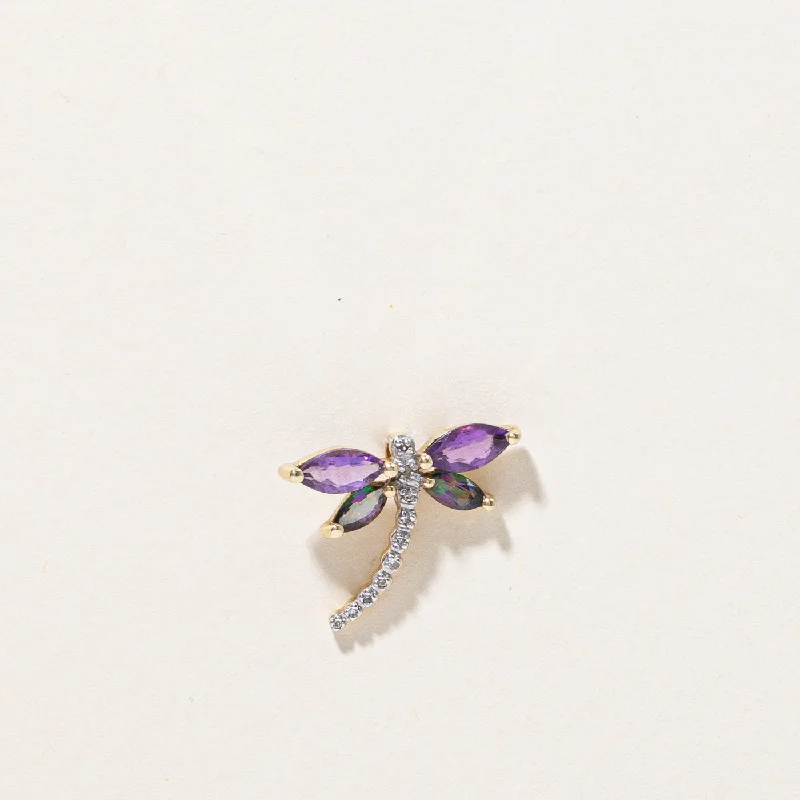 Flash Deals On Fine Jewelry – Shop Before It's Gone Multi Gem Dragonfly Pendant | 0.92ctw | Flash Deals On Fine Jewelry – Shop Before It's Gone Multi Gem Dragonfly Pendant | 0.92ctw |
