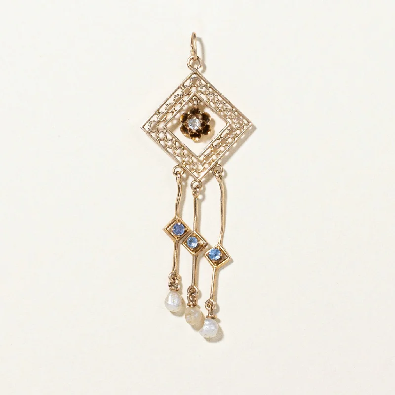 Elegant Jewelry Styles At Budget-Friendly Prices Multi Gem Pendant | 0.09ctw |