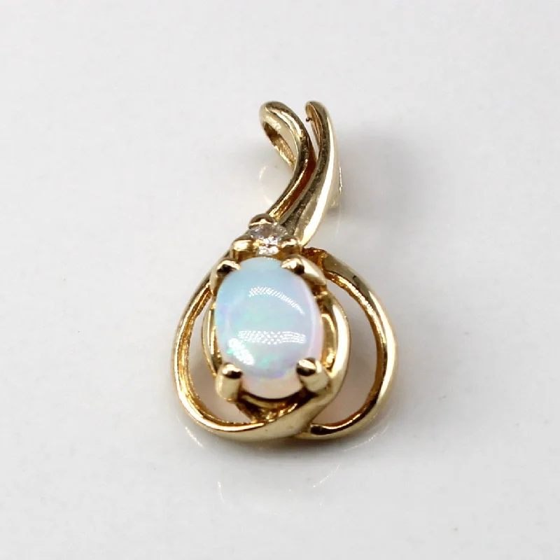Handcrafted Jewelry Sale – Unique Designs At Low Prices Opal & Diamond Drop Pendant | 0.22ct | 0.015ct | Handcrafted Jewelry Sale – Unique Designs At Low Prices Opal & Diamond Drop Pendant | 0.22ct | 0.015ct |