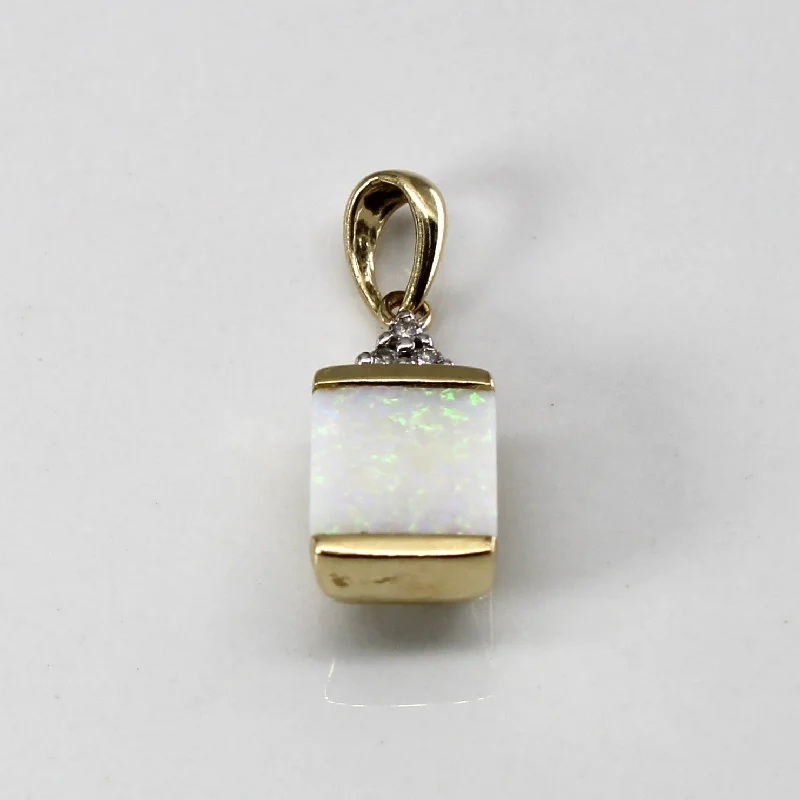 Flash Sale On Stunning Jewelry – Don't Miss Out Opal & Diamond Pendant | 0.50ct | 0.02ctw | Flash Sale On Stunning Jewelry – Don't Miss Out Opal & Diamond Pendant | 0.50ct | 0.02ctw |