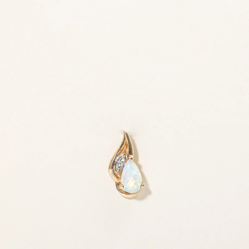 Bestselling Jewelry At Special Promotional Rates Opal & Diamond Pendant | 0.65ct, 0.02ctw |