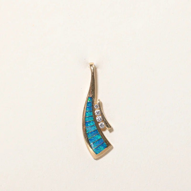 The Ultimate Jewelry Sale – Shop Premium Styles Opal Inlay & Diamond Pendant | 1.00ct, 0.10ctw | The Ultimate Jewelry Sale – Shop Premium Styles Opal Inlay & Diamond Pendant | 1.00ct, 0.10ctw |