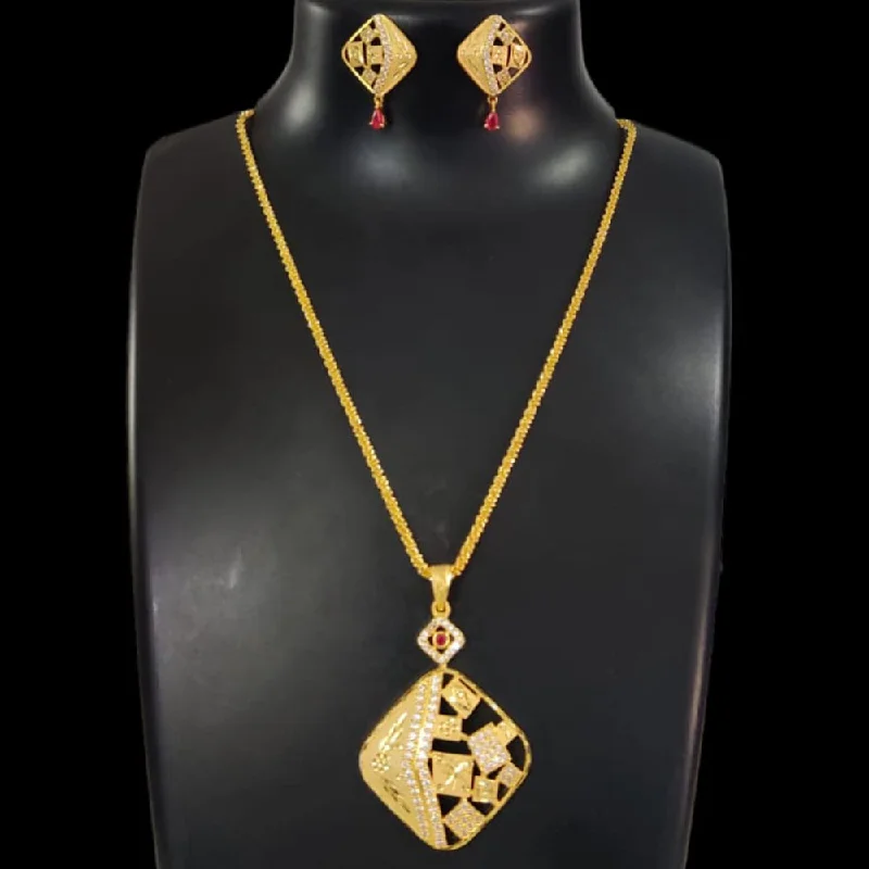 Modern Statement Jewelry For Bold Styling Pari Art Jewellery Forming Chain Pendant Set