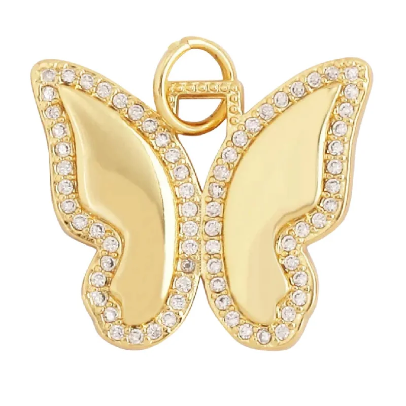 Unmissable Jewelry Clearance – Final Reductions Pave Gold Butterfly Charm For Charm Bar & Charm Necklace Unmissable Jewelry Clearance – Final Reductions Pave Gold Butterfly Charm For Charm Bar & Charm Necklace