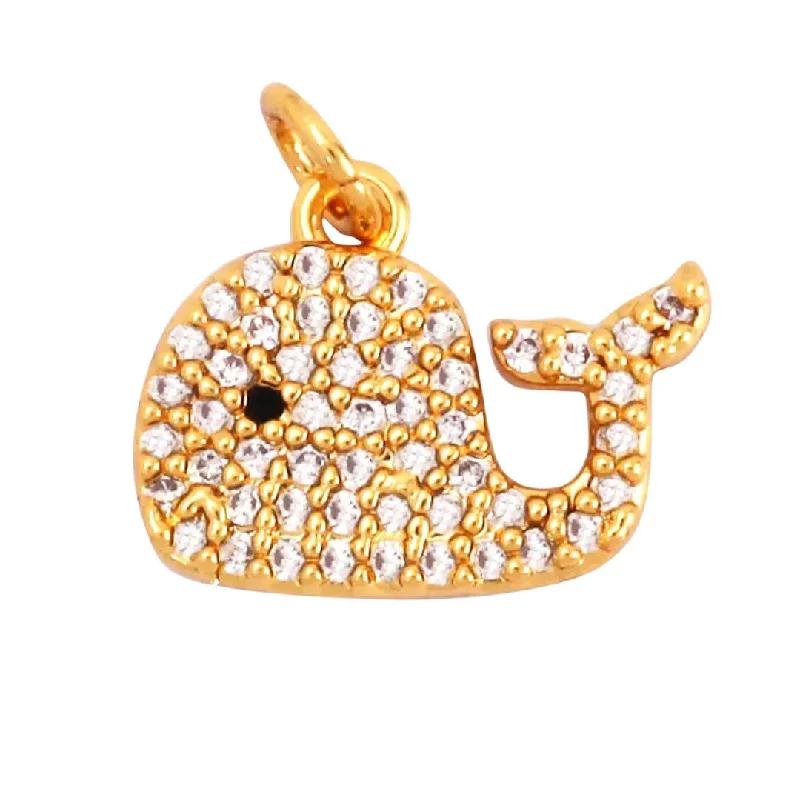 Unmissable Discounts On Timeless Jewelry Pieces Pave Whale Charm For Charm Bar & Charm Necklaces