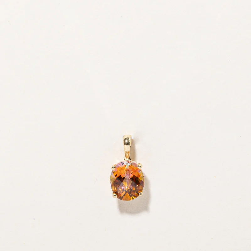 Fashion-Forward Jewelry At Incredible Prices Peach Mystic Topaz Pendant | 5.00ct | Fashion-Forward Jewelry At Incredible Prices Peach Mystic Topaz Pendant | 5.00ct |