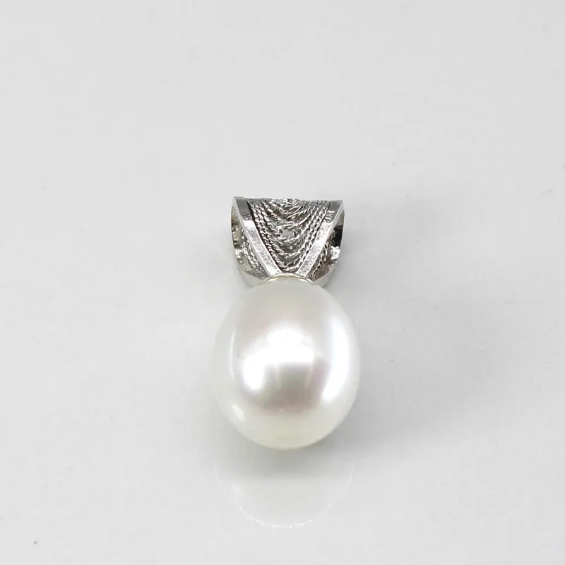 High-End Sparkle, Low-End Prices – Jewelry Sale Live Pearl Drop Pendant