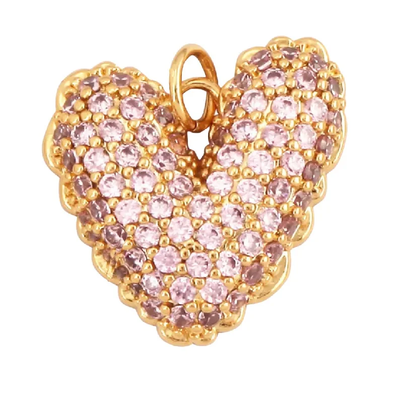 Jewelry Sale Bonanza – Grab Your Sparkle Now Pink Pave Heart Charm For Charm Bar & Charm Necklaces Jewelry Sale Bonanza – Grab Your Sparkle Now Pink Pave Heart Charm For Charm Bar & Charm Necklaces