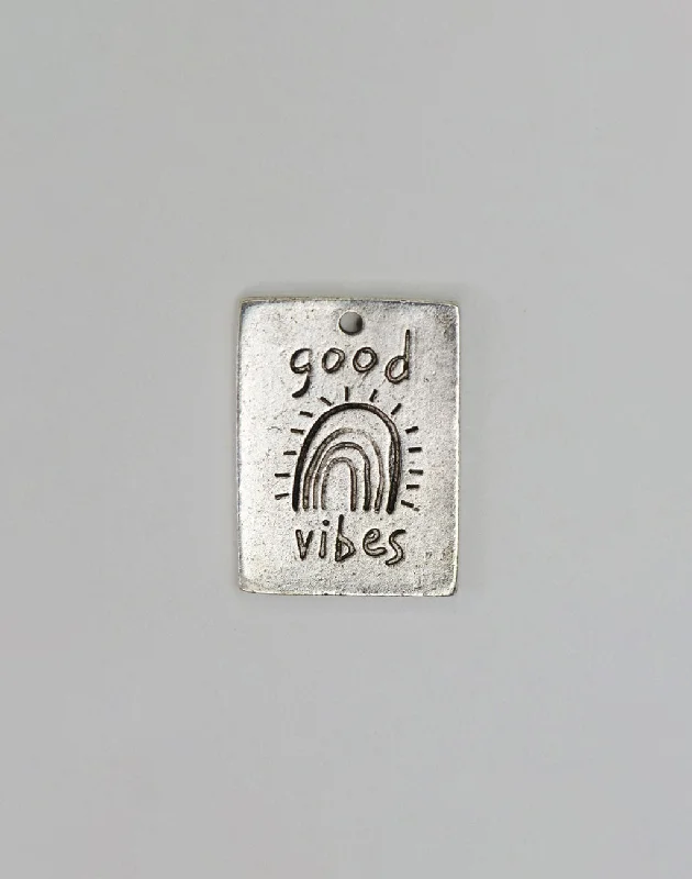 Big Discounts On Elegant Jewelry Collections Good Vibes Rainbow, 25x19mm,  (1pc)