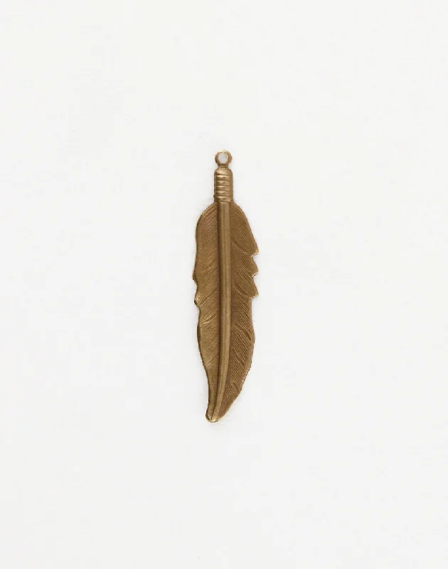 Sparkle More For Less – Jewelry Sale Happening Now Native Feather, 45x11mm, (1pc)