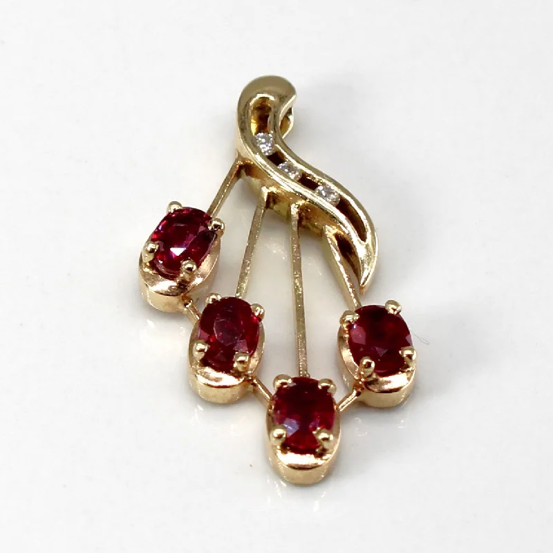 Modern Jewelry At Exclusive Discounts – Shop Today Ruby & Diamond Pendant | 1.00ctw | 0.03ctw | Modern Jewelry At Exclusive Discounts – Shop Today Ruby & Diamond Pendant | 1.00ctw | 0.03ctw |