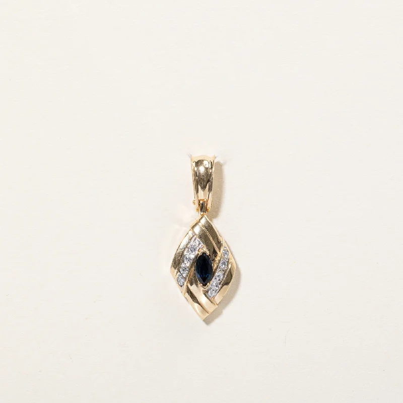 Exclusive Gemstone Jewelry At Special Prices Sapphire & Diamond Pendant | 0.24ct, 0.08ctw |