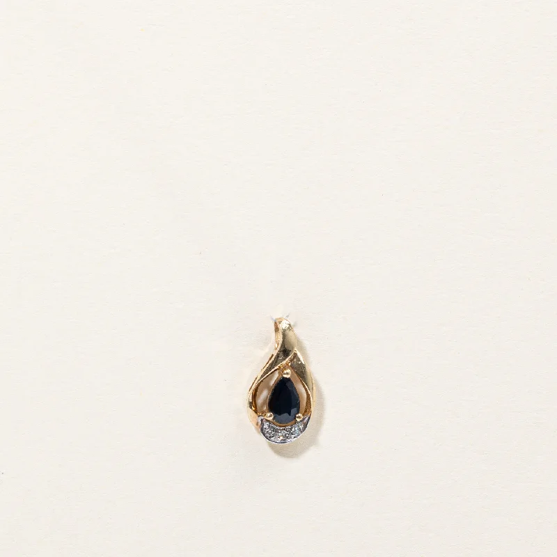 Exclusive Jewelry Offers – Shine For Less Sapphire & Diamond Pendant | 0.50ct, 0.02ctw | Exclusive Jewelry Offers – Shine For Less Sapphire & Diamond Pendant | 0.50ct, 0.02ctw |