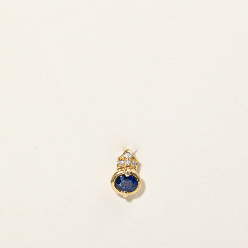 Grab Stylish Jewelry Before The Sale Ends Sapphire & Diamond Pendant | 0.50ct, 0.04ctw |