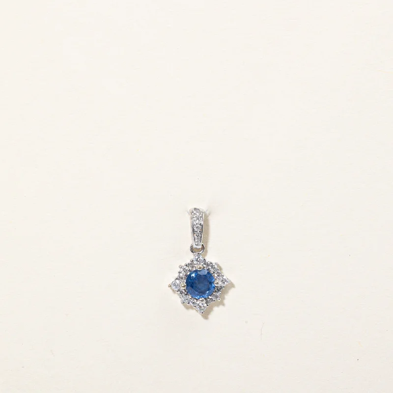 Huge Markdowns On Premium Jewelry Styles Sapphire & Diamond Pendant | 0.54ct, 0.24ctw |