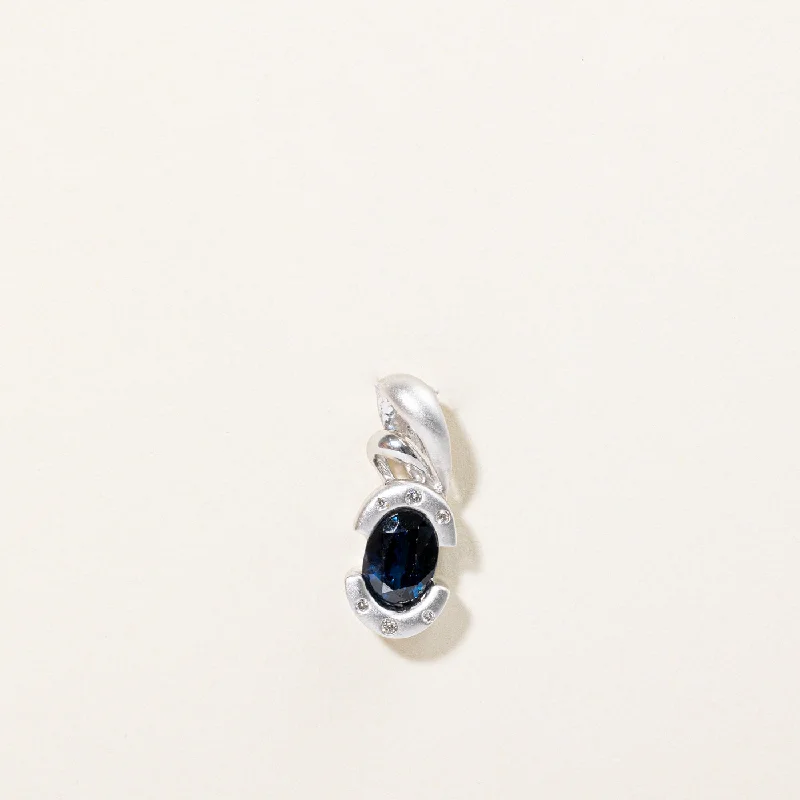 Premium Jewelry Now Available At Special Discounts Sapphire & Diamond Pendant | 1.20ct, 0.03ctw |