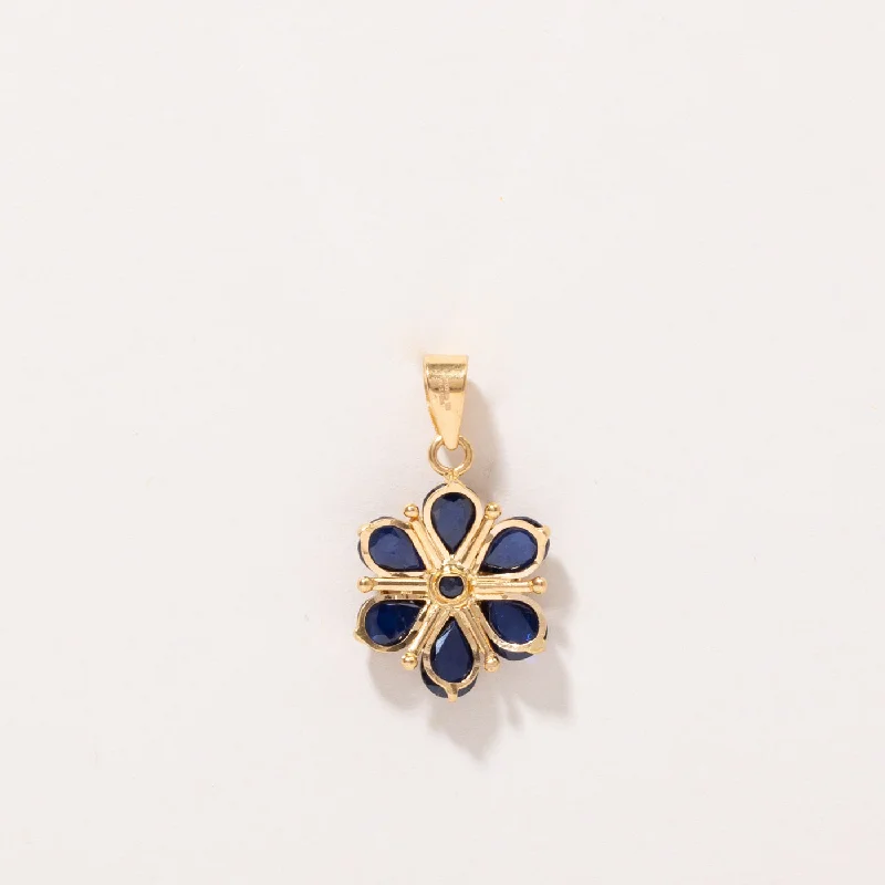 Get Ready To Sparkle – Special Jewelry Discounts Sapphire Flower Pendant | 2.30ctw | Get Ready To Sparkle – Special Jewelry Discounts Sapphire Flower Pendant | 2.30ctw |