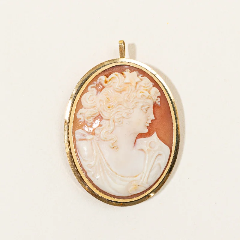 Exclusive Jewelry Sale – Grab Timeless Pieces Now Sea Shell Cameo Modified Brooch & Pendant | 12.00ct |