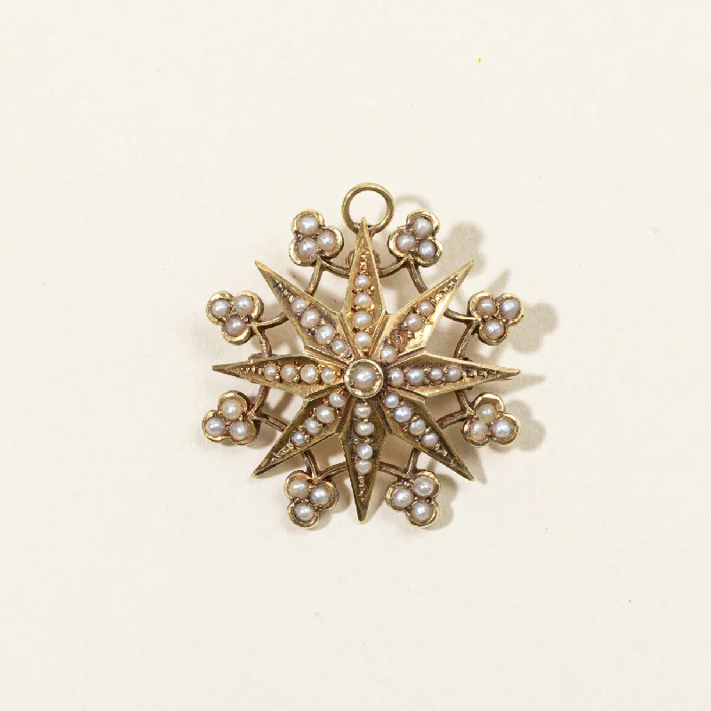 Limited-Time Jewelry Discounts – Shine Without The Splurge Seed Pearl Modified Brooch & Pendant