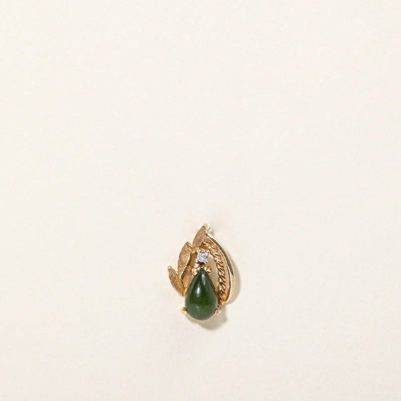 Trending Jewelry Now Available At Exclusive Prices Serpentine & Diamond Pendant | 0.90ct, 0.02ct |