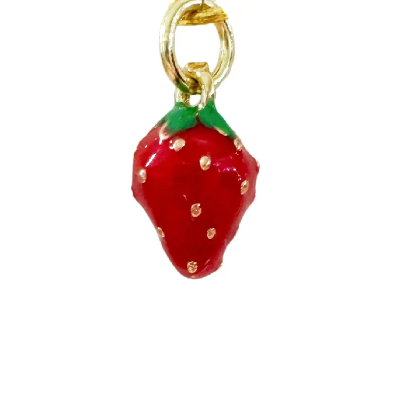 Adjustable Charm Bracelets For A Perfect Fit Strawberry Gold Dots Charm For Charm Necklace & Bracelet
