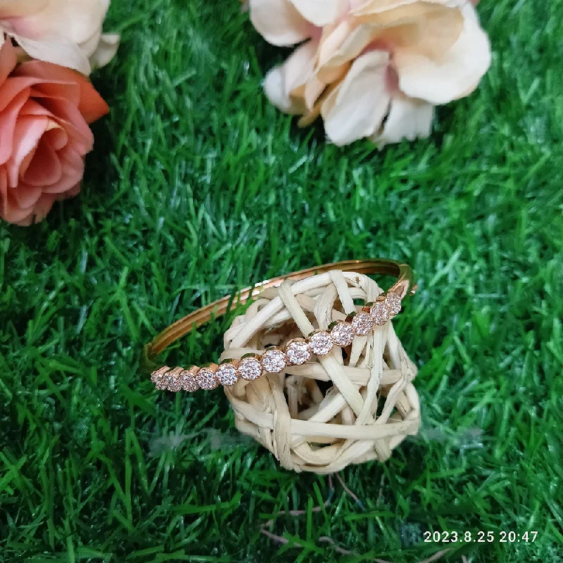 Stunning Jewelry At A Fraction Of The Price Sunflower Fashion Jewellery Gold Plated AD Stone Openable Kada Stunning Jewelry At A Fraction Of The Price Sunflower Fashion Jewellery Gold Plated AD Stone Openable Kada