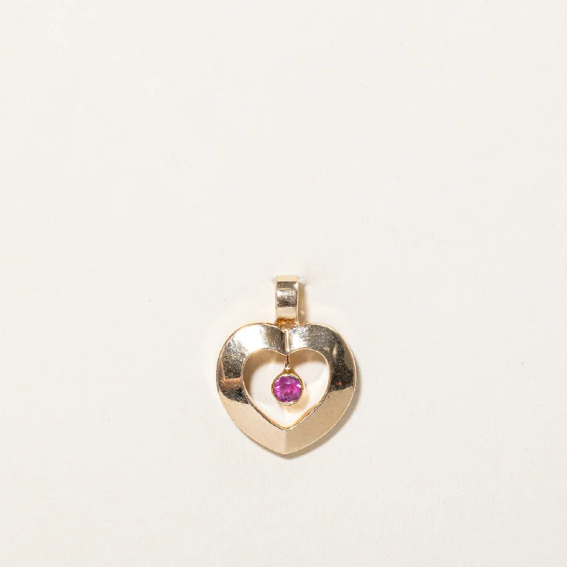 Timeless Elegance, Temporary Discounts – Act Fast Synthetic Ruby Heart Pendant | 0.13ct | Timeless Elegance, Temporary Discounts – Act Fast Synthetic Ruby Heart Pendant | 0.13ct |
