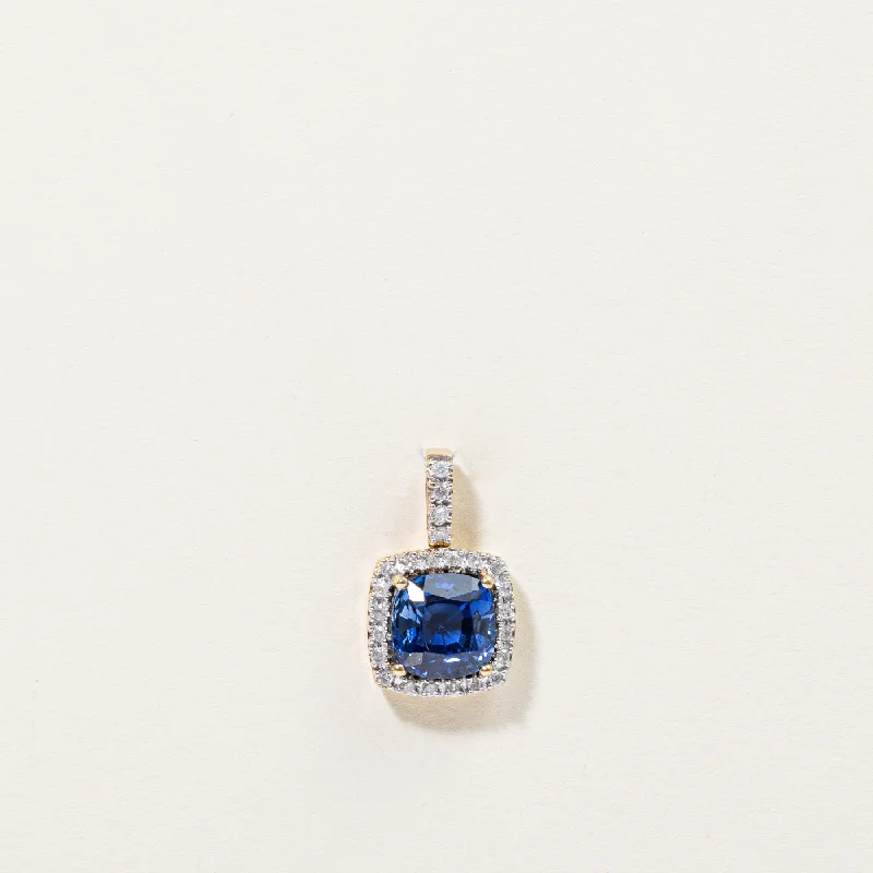 Flash Sale On Stunning Jewelry – Don't Miss Out Synthetic Sapphire & Natural Diamond Pendant | 3.75ct, 0.12ctw | Flash Sale On Stunning Jewelry – Don't Miss Out Synthetic Sapphire & Natural Diamond Pendant | 3.75ct, 0.12ctw |