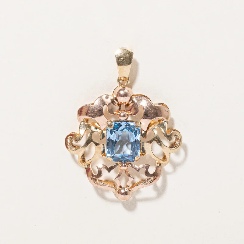 Affordable Luxury Jewelry For Every Occasion Synthetic Spinel Ornate Pendant | 5.00ct | Affordable Luxury Jewelry For Every Occasion Synthetic Spinel Ornate Pendant | 5.00ct |