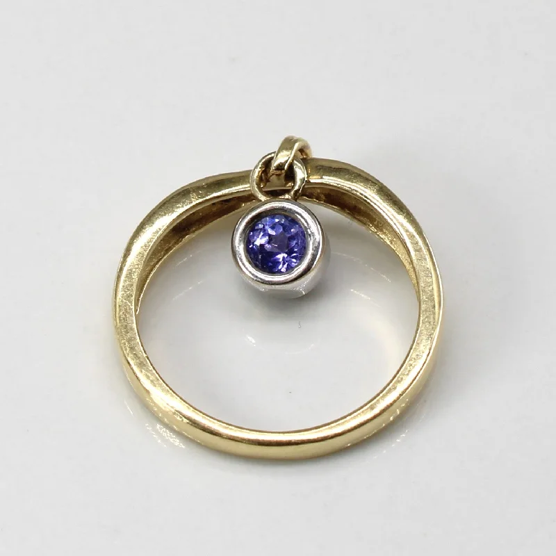 Elegant Jewelry Pieces At Unbelievable Prices Tanzanite Circle Pendant | 0.24ct |
