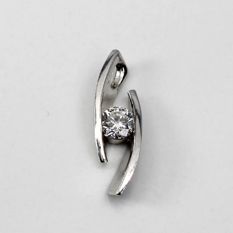 Huge Savings On Premium Jewelry Styles Tension Set Diamond Pendant | 0.28ct |