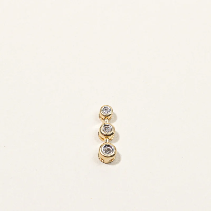 Bohemian-Inspired Jewelry For Free-Spirited Fashion Three Stone Diamond Journey Pendant | 0.10ctw | Bohemian-Inspired Jewelry For Free-Spirited Fashion Three Stone Diamond Journey Pendant | 0.10ctw |