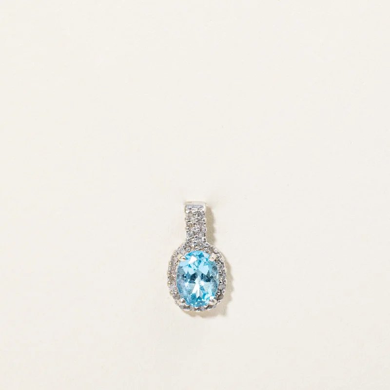 Premium Jewelry Now Available At Special Discounts Topaz & Diamond Pendant | 1.20ct, 0.12ctw |